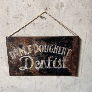 1920's American Depression Dentist's Sign