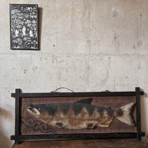 Japanese Salmon Wall Plaque