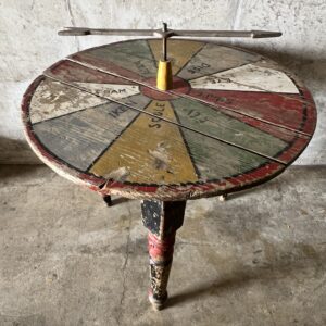 Folk Art Spinner Cricket Table